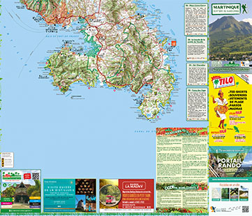 Carte Martinique Rando