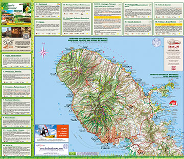Carte Martinique Rando
